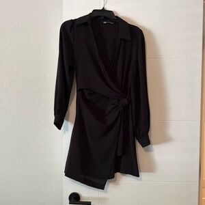 Zara wrap mini dress